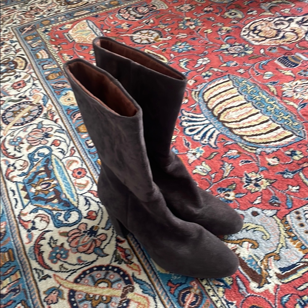 [Charles by Charles david] faux suede Elegant Brown Women's Boots